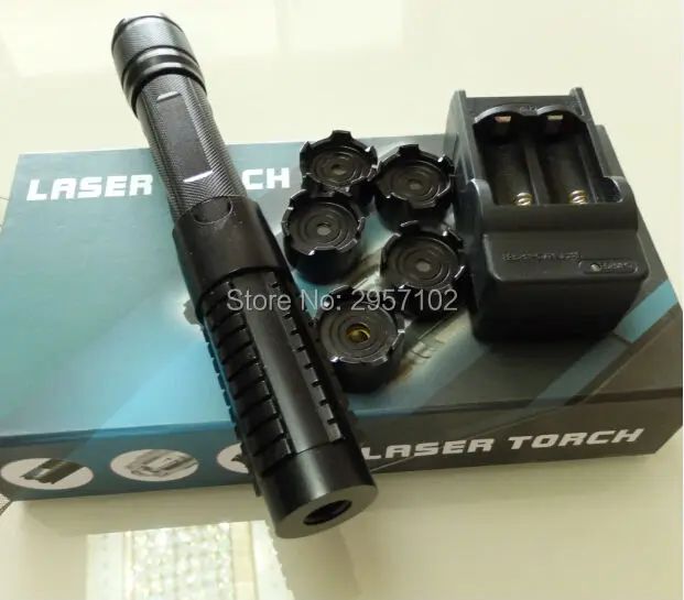 

High Power Military 450nm 100w 100000m Blue Laser Pointer Flashlight Light Burning Match/Dry Wood/Black/Burn Cigarettes Hunting