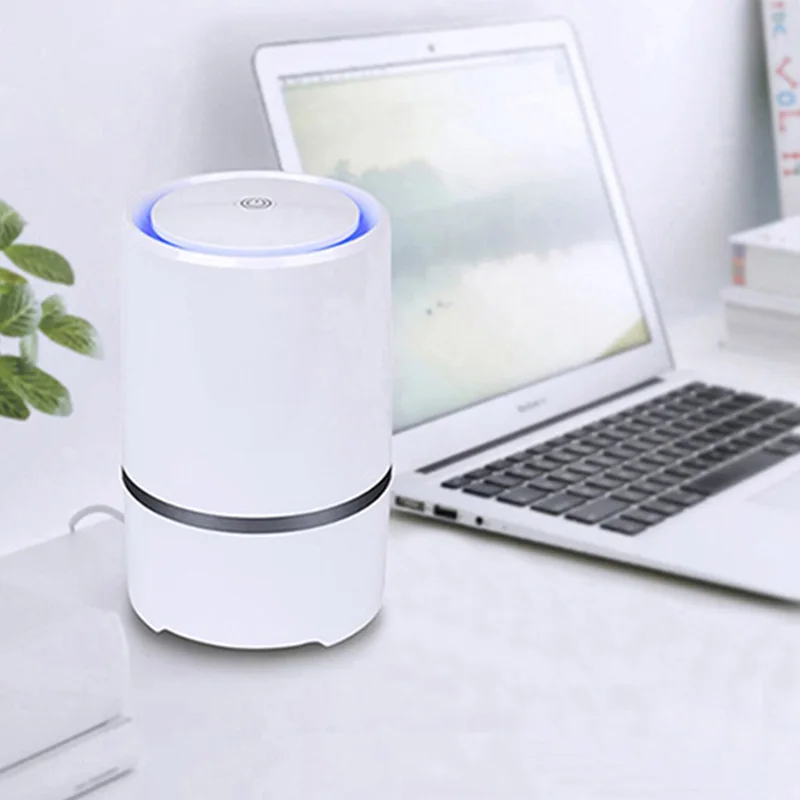 Мини USB очиститель воздуха LUCOG компактный от запаха аллергена Анионный