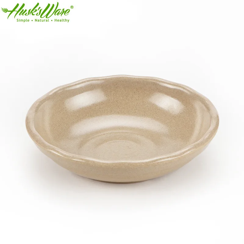 Husk'sWare рисовая шелуха прессованная чаша чистый цвет охрана окружающей среды для
