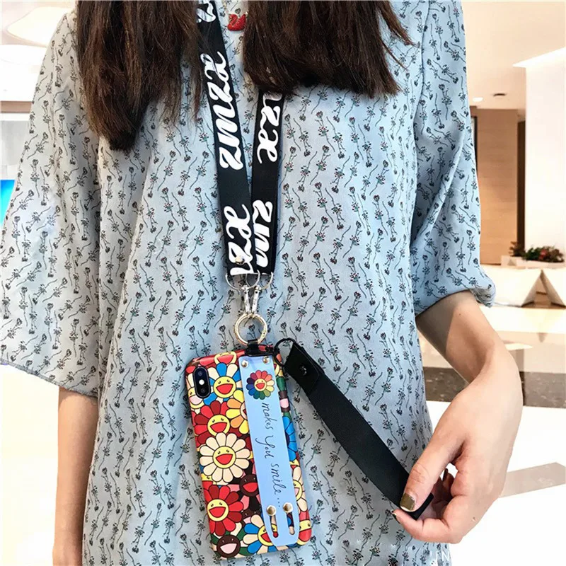 Ремешок для ключей ID карты мобильный телефон USB держатель значка|Ремешки