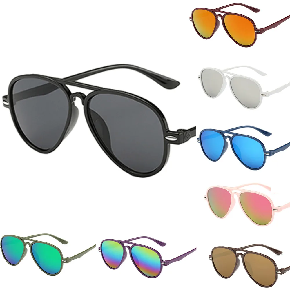 Модные детские солнцезащитные очки с покрытием для мальчиков УФ защитой lunette De