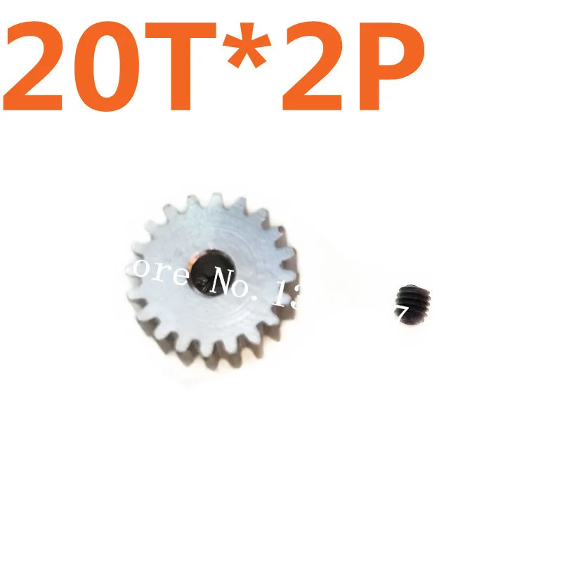 

2pc/lot Motor Gear 20T 3.2mm*0.8mm HSP Spare Parts Pinion gear For TRAXXAS Himoto Redcat HPI 1/10 Model RC Car Al Baby Toy