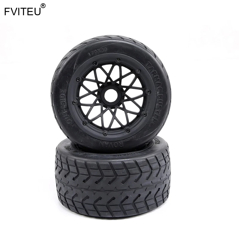 FVITEU толще Tarmac Buster On Road Wheel шины(задние) для 1/5 HPI Baja 5B ss Rovan King мотор
