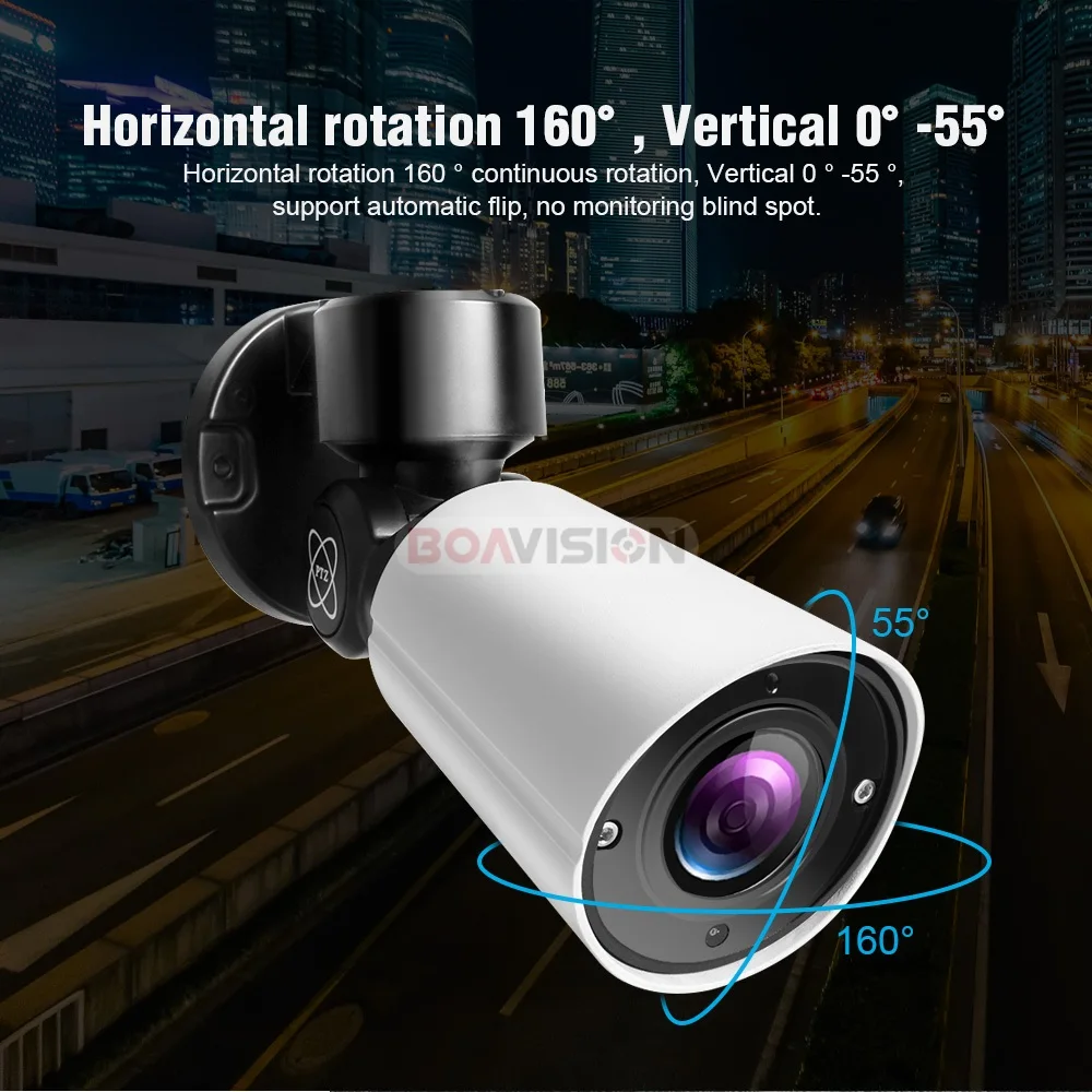 4X Zoom мини PTZ IP камера наружная 2MP 1080P пуля камеры IR 50M ночное видение CCTV