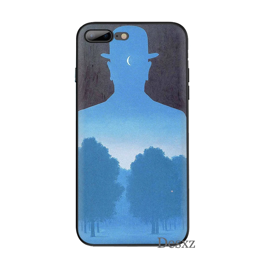 B8 Мобильный чехол для телефона для iPhone 11 Pro XR X XS Max iPhone 6 6S 7 8 Plus 5 5S SE чехол Rene Magritte сумка корпус - Цвет: B8