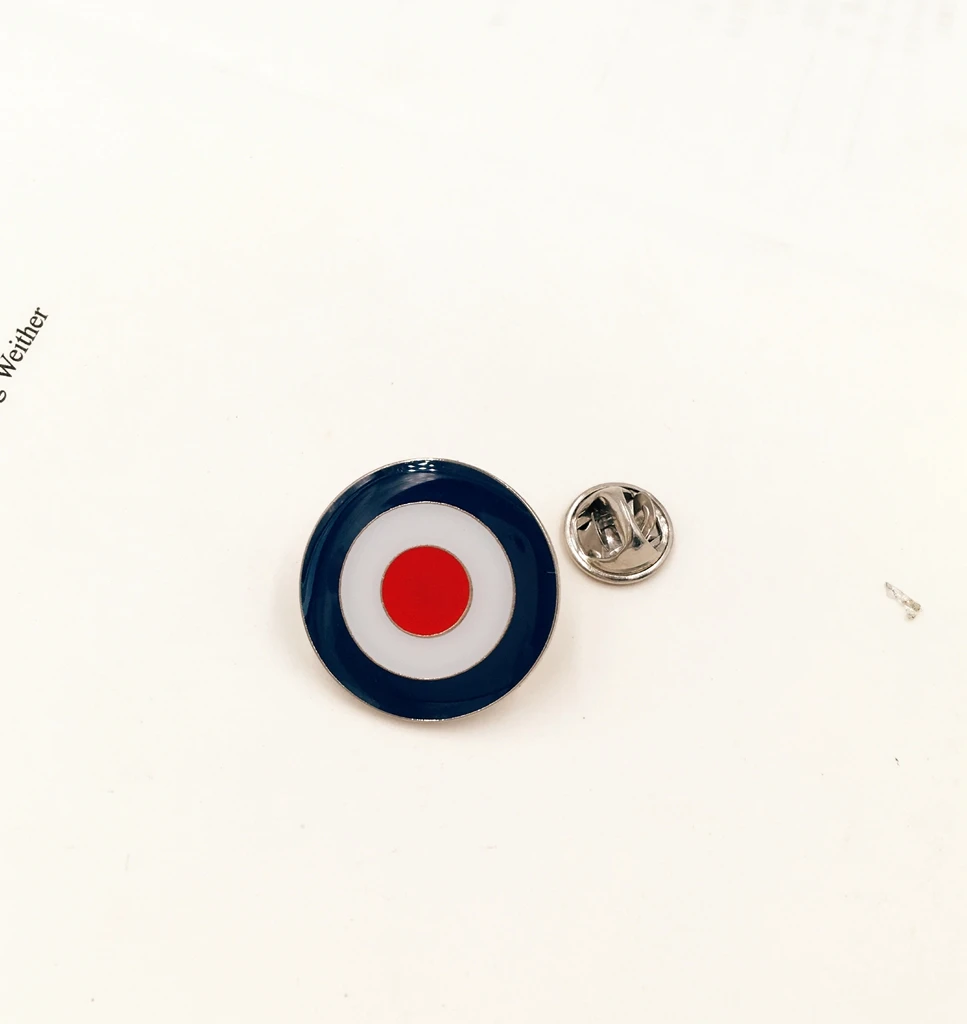 В партии 5 шт. модифицированные моды Bullseye Scooter Vespa лацкан галстук шляпа колпачок