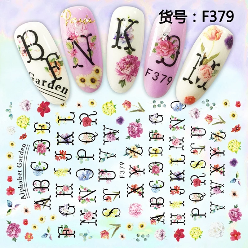 1 лист ультратонкие наклейки для дизайна ногтей|adesivos manicure|nail art decorations stickersmanicure