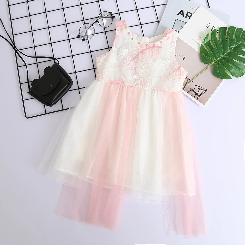 Летнее платье для девочек элегантное принцессы маленьких оптовая продажа