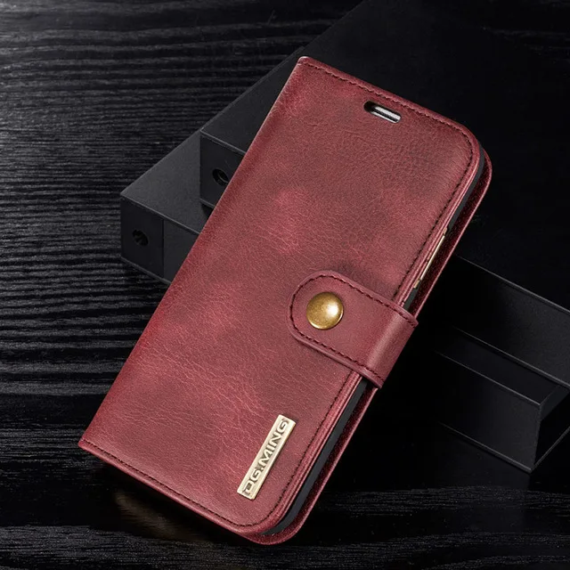 Red 053 Чехол S10 Plus для samsung Galaxy S10, кожаный чехол-книжка для samsung S10E, чехол для телефона, кошелек, книга для samsung S10 Plus S 10, чехол - Цвет: Red 053