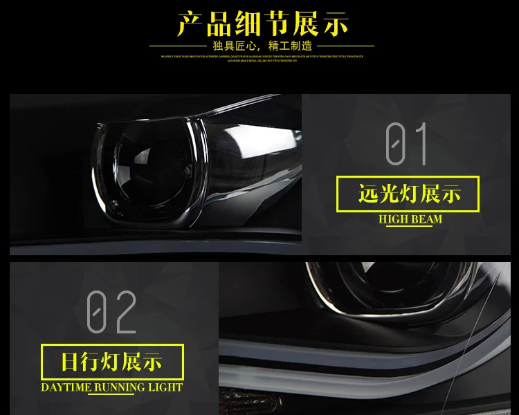 AKD автомобильный Стайлинг для VW Passat B7 фары 2012- Passat CC светодиодный фары DRL Биксеноновые линзы Высокий Низкий луч парковка противотуманная фара