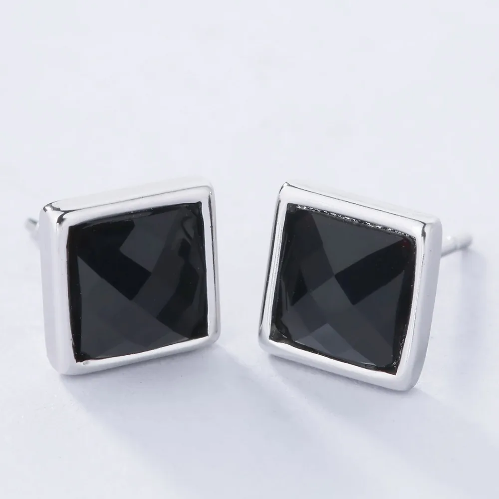 Женские квадратные серьги Chandler корейские маленькие милые геометрические