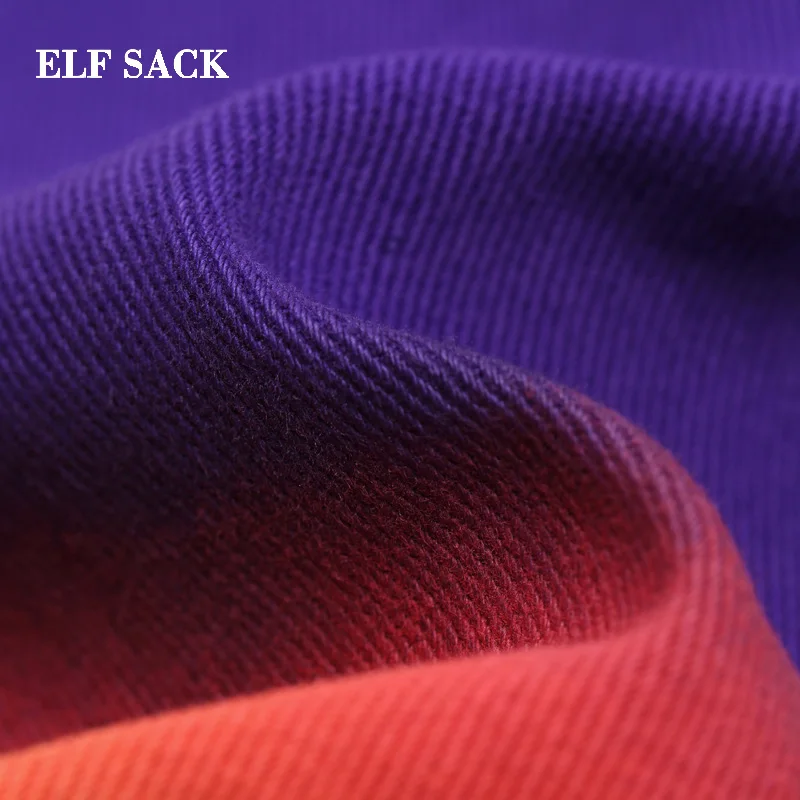 ELFSACK, летняя Новинка, женские юбки, повседневные, из хлопка, в стиле пэчворк, а-силуэт, Женская юбка, уличная одежда, средняя талия, длина до колена, для женщин