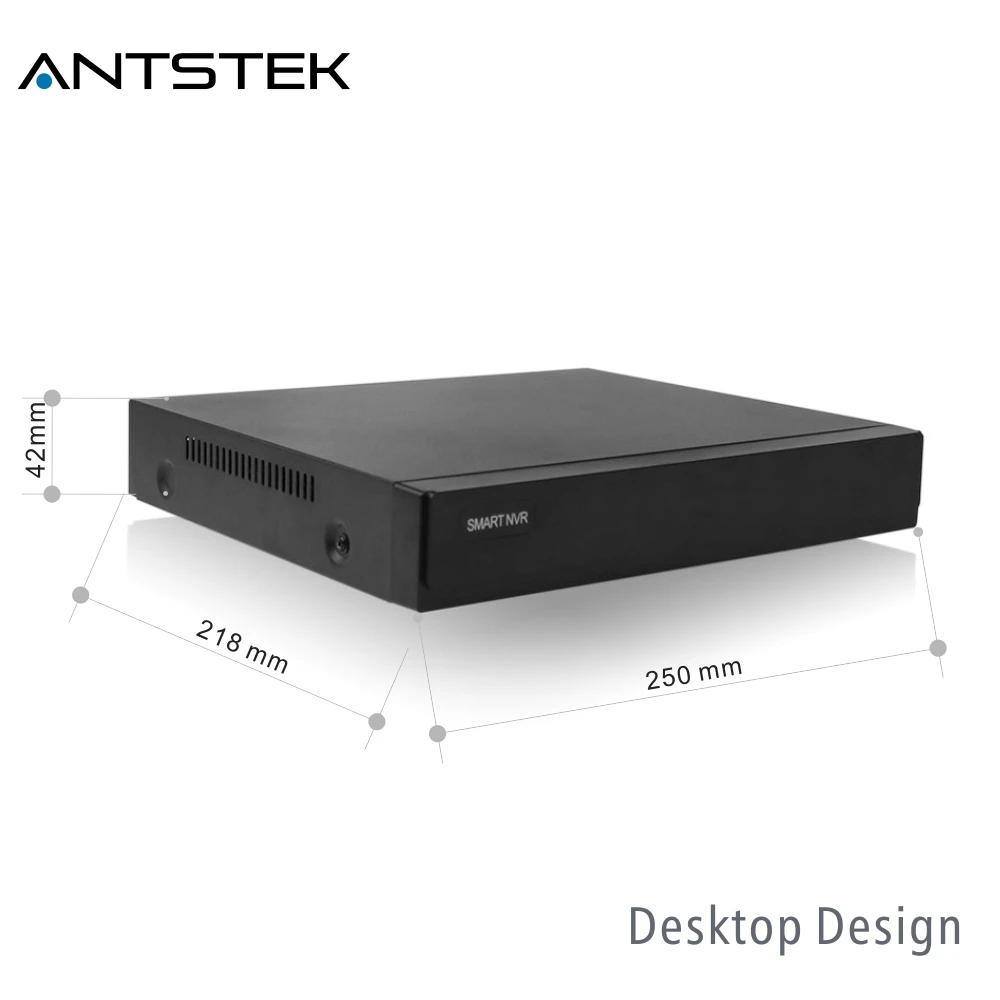 ANTSTEK 4CH 8CH 1080 P H.265 Onvif PoE NVR Поддержка 1xsata HDD с смартфон удаленного просмотра