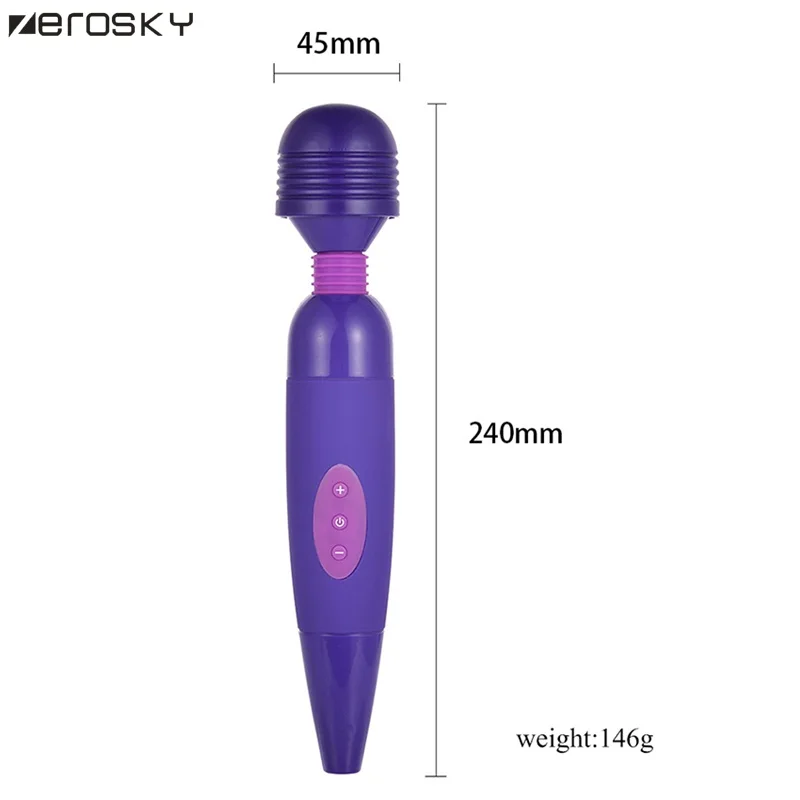 Zerosky Волшебная палочка массажер Вибратор Stick AV с вибрацией Вибраторы со