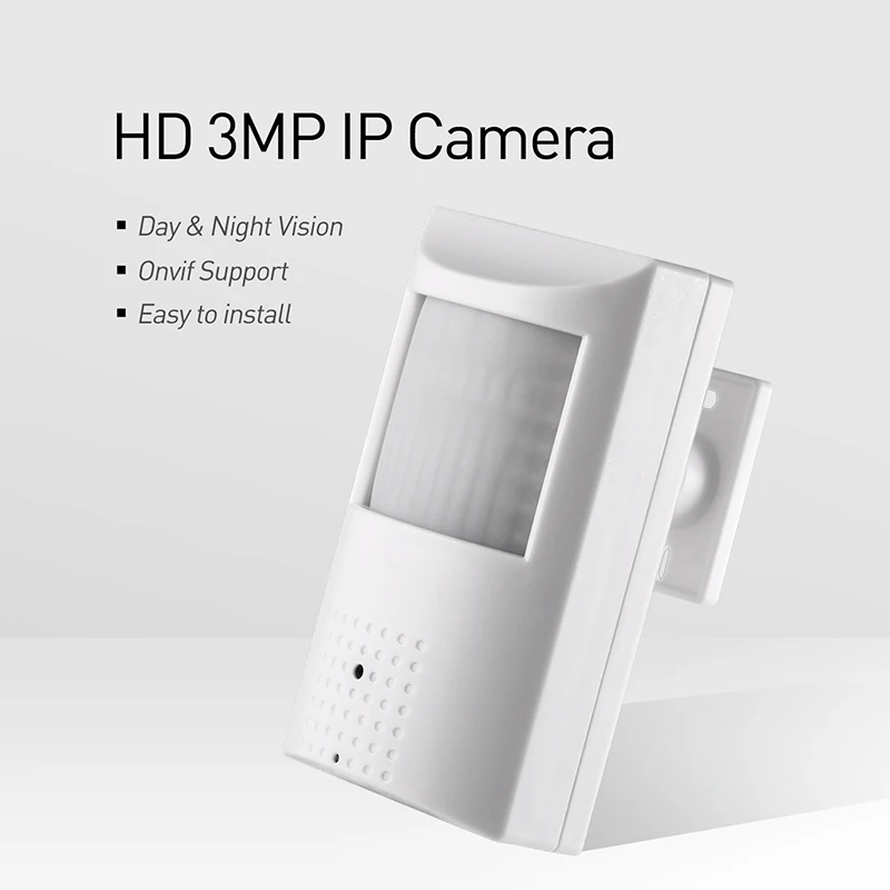 Невидимая ИК IP камера 1296 нм H.265 3 Мп 1080P/P PIR светодиодсветодиодный ночного видения