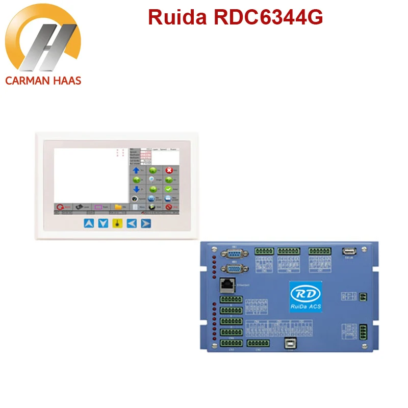 Ruida RD RDC6344G 7-дюймовая 4-осевая сенсорная панель Co2 лазерный DSP контроллер для