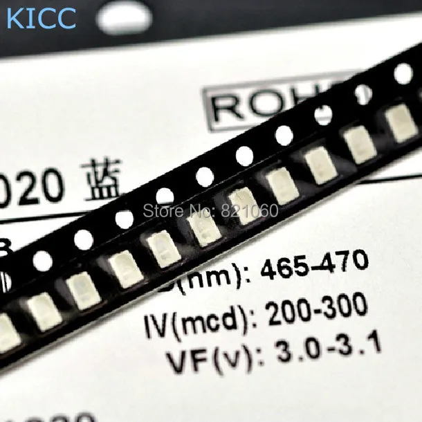 

3020 Blue SMD Led High brightness emitting tube 335 LED emitting diodes (100Pcs/Lot)