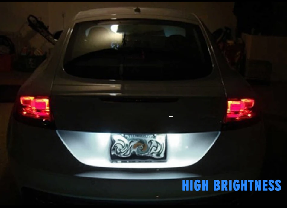 CARLitek безотказные автомобильные номерные знаки для Toyota Corolla Camry Yaris Prius Vitz Avensis белый 12 В номерной знак лампа