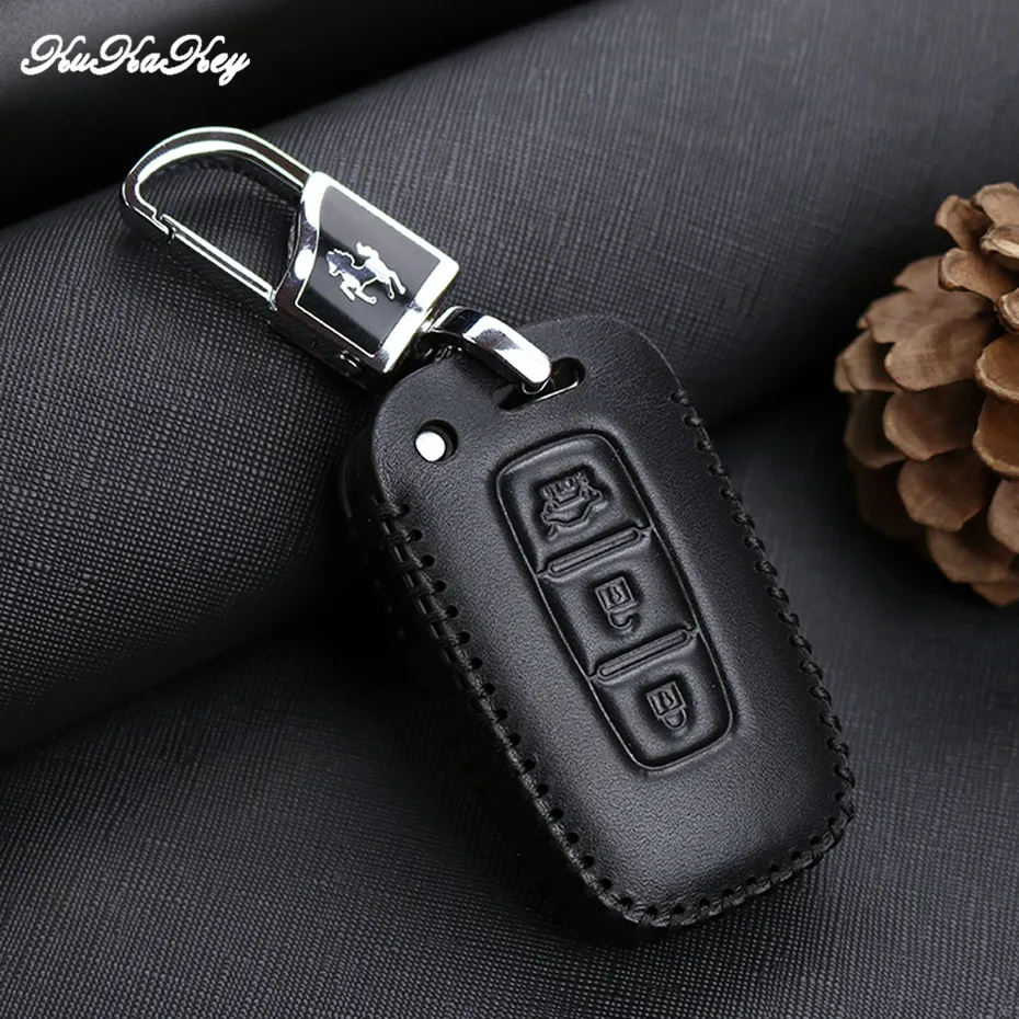 Кожаный чехол для автомобильных ключей KIA Sportage R 3 2017 Forte Optima Soul Azera Sorenta Rio K2 K3 Ceed Picanto