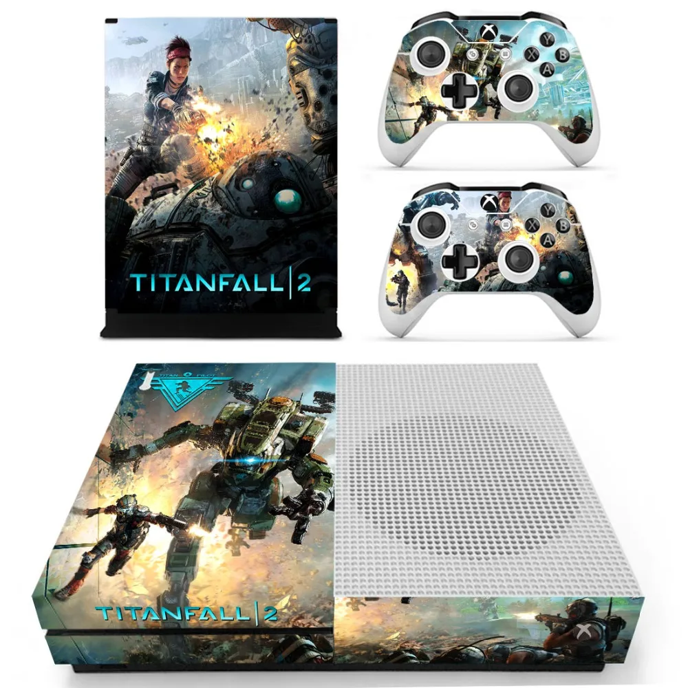 Наклейка Titanfall 2 для Xbox One S консоль и контроллеры Slim Skin Виниловая