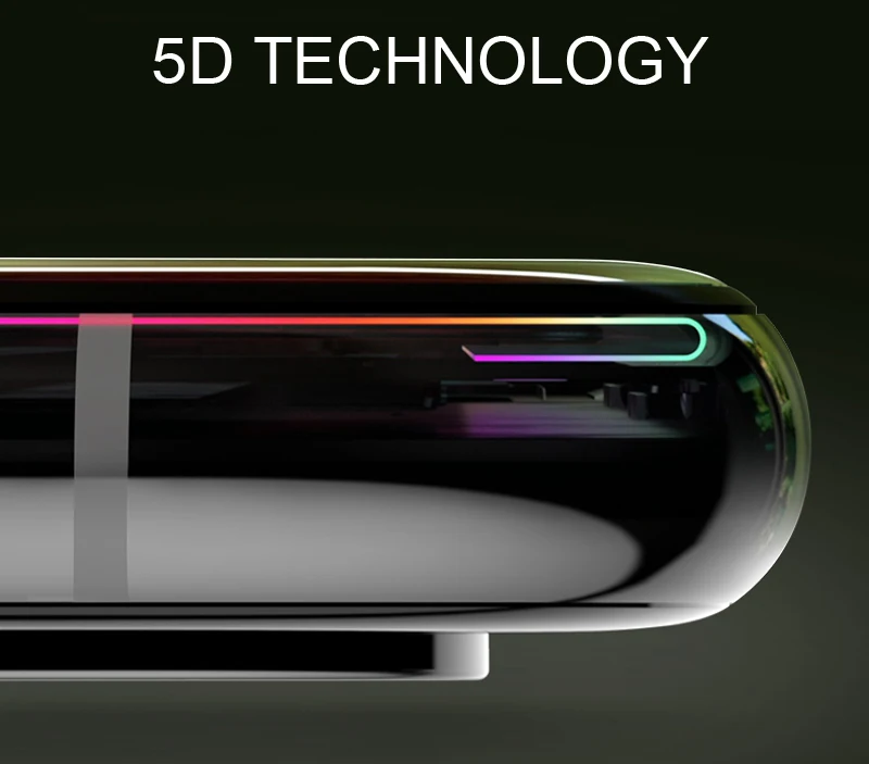 Защитное стекло TOMKAS для iPhone X 10, защитное стекло 5D Edge Premium для iPhone 6, 6 S, 7, 8 Plus, защитное стекло, пленка