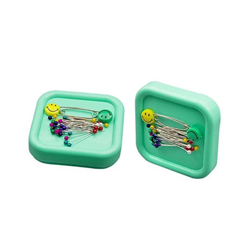 

LMDZ Sewing Magnetic Box Needles Storage Box Sewing Machine Portable Kit Tool Pins Case for Needlework DIY Cross Stitch