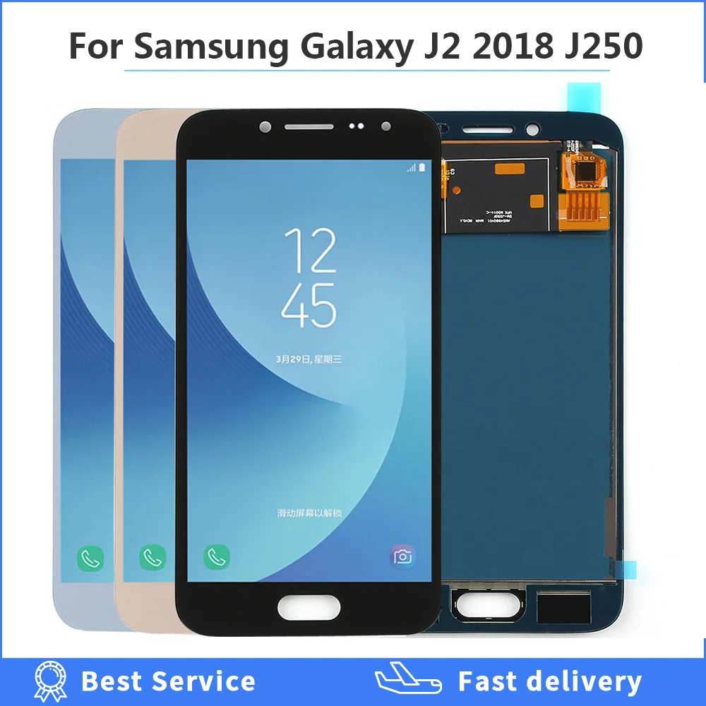 

5,0 "J250 дисплей для samsung Galaxy J2 Pro 2018 J250 SM-J250 сенсорный экран дигитайзер сборка для samsung j2Pro J250F ЖК-дисплей