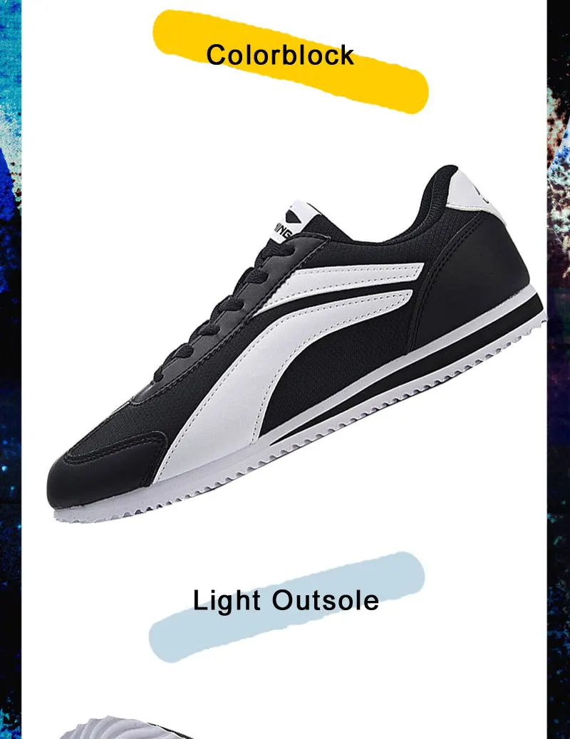 Li-Ning/Женская обувь для образа жизни 3 км; обувь дышащая для досуга с подкладкой; классическая спортивная обувь в стиле ретро; кроссовки для фитнеса; AGCN286 YXB211