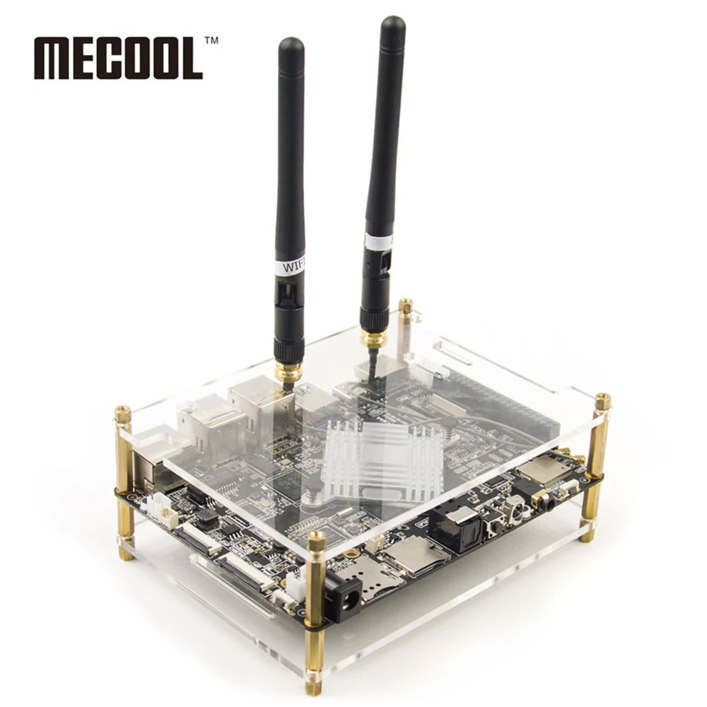 MECOOL VS RK3399 Android 7.1 DIY Mali T860 TV Box Super Development Board Max 4GB RAM 32GB ROM 4K 10Bit VP9 Media Player|media player|tv box4k media