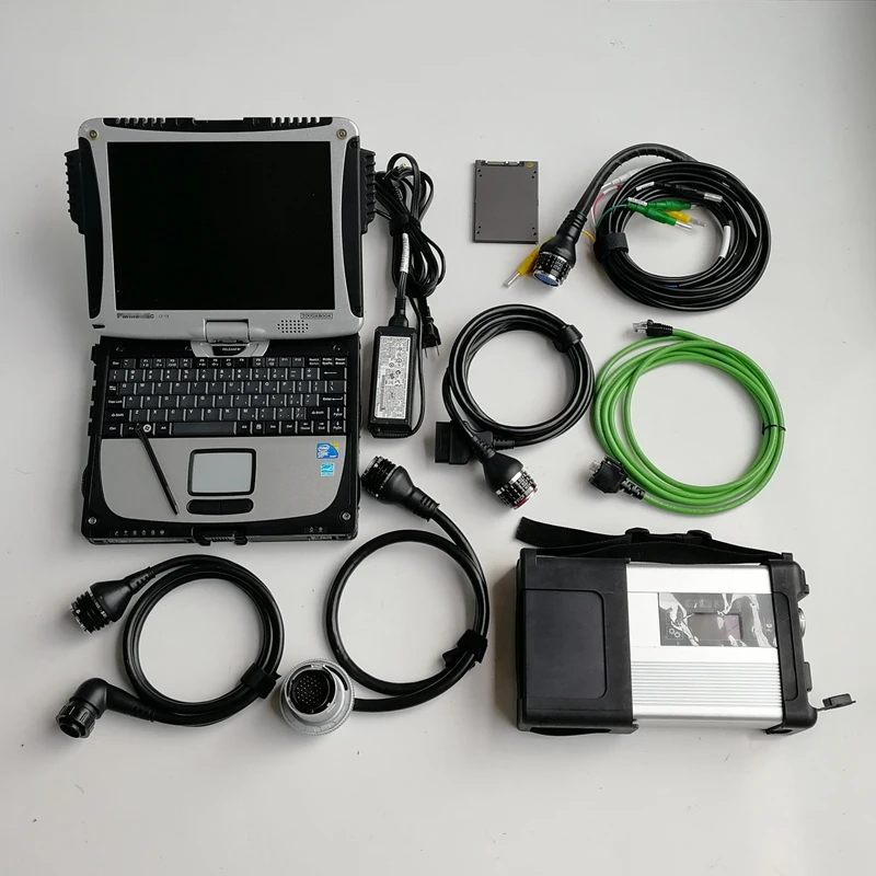 

Супер MB Star C5 SD C5 с использованием d диагностический Toughbook CF-19 4G & 360GB SSD V03.2022 программное обеспечение X/Vediamo/DTS/WIS/EPC готовый к использованию