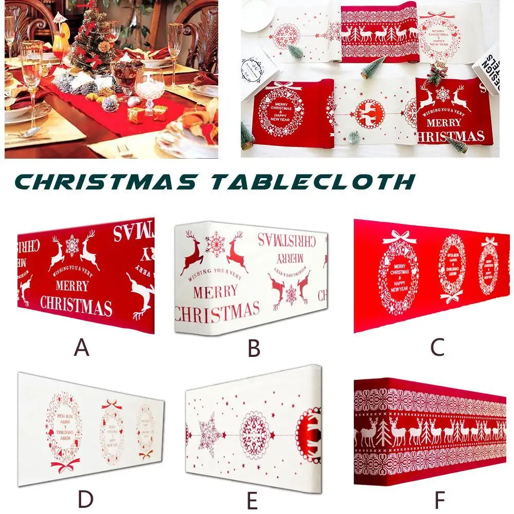 Горячая Распродажа Рождественская скатерть с принтом Рождественское украшение