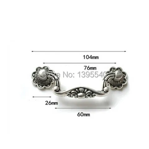 Новые 76 мм антикварные ручки для ящика шкафа винтажные мебельные шкафы кухонные