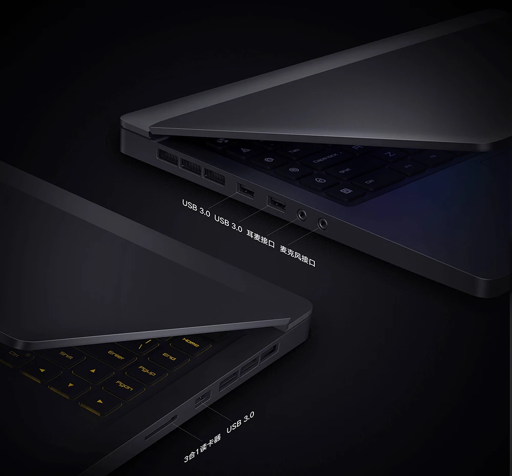 Xiaomi mi ноутбук Ga mi ng 15,6 ''128 GB/256 GB SSD+ 1 ТБ Quad-core 8GB 3,5 GHz i5-7300HQ i7-7700HQ ноутбук GTX 1050 Ti/1060