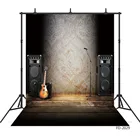 Виниловые фоны для фотостудии сценическая гитара Рок музыка фотографические фоны детский душ фотосессия