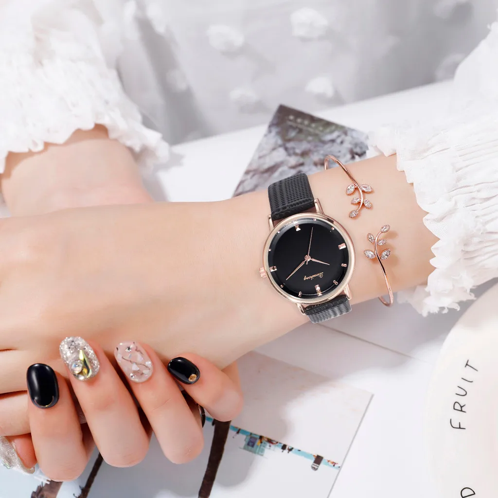 Лучшие продажи Montre Femme женские часы GENEVA часы кожаные кварцевые женские часы Bayan Kol Saati женские наручные часы