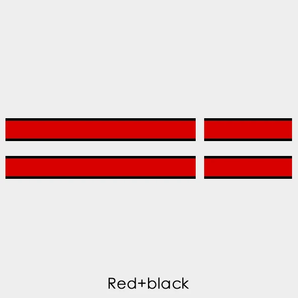 Red-Black Автомобильный капот крышка двигателя виниловая наклейка задний багажник линии наклейки на капот Спорт полоса для Mini Cooper R61 Clubman F54 земляк R60 - Название цвета: Red-Black