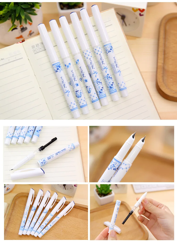 1 шт перьевые чернила для ручек перьевые 0,38 мм садовая каллиграфия подписные студенческие ручки школьные офисные письма