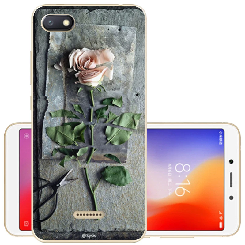 29 Защитный чехол для Xiaomi Redmi 6A, мягкий силиконовый чехол с милым принтом, чехол для телефона Xiomi Redmi 6 6A, TPU чехол 5,45 дюйма - Цвет: 29