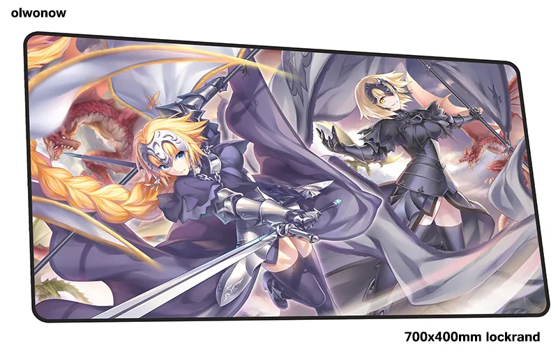 Size 700x400x3mm Fate Apocrypha коврик для мыши 700x400x3 мм Самый дешевый игровой коврик для геймера большая игровая компьютерная настольная клавиатура со встроенной мышью игровые коврики - Цвет: Size 700x400x3mm
