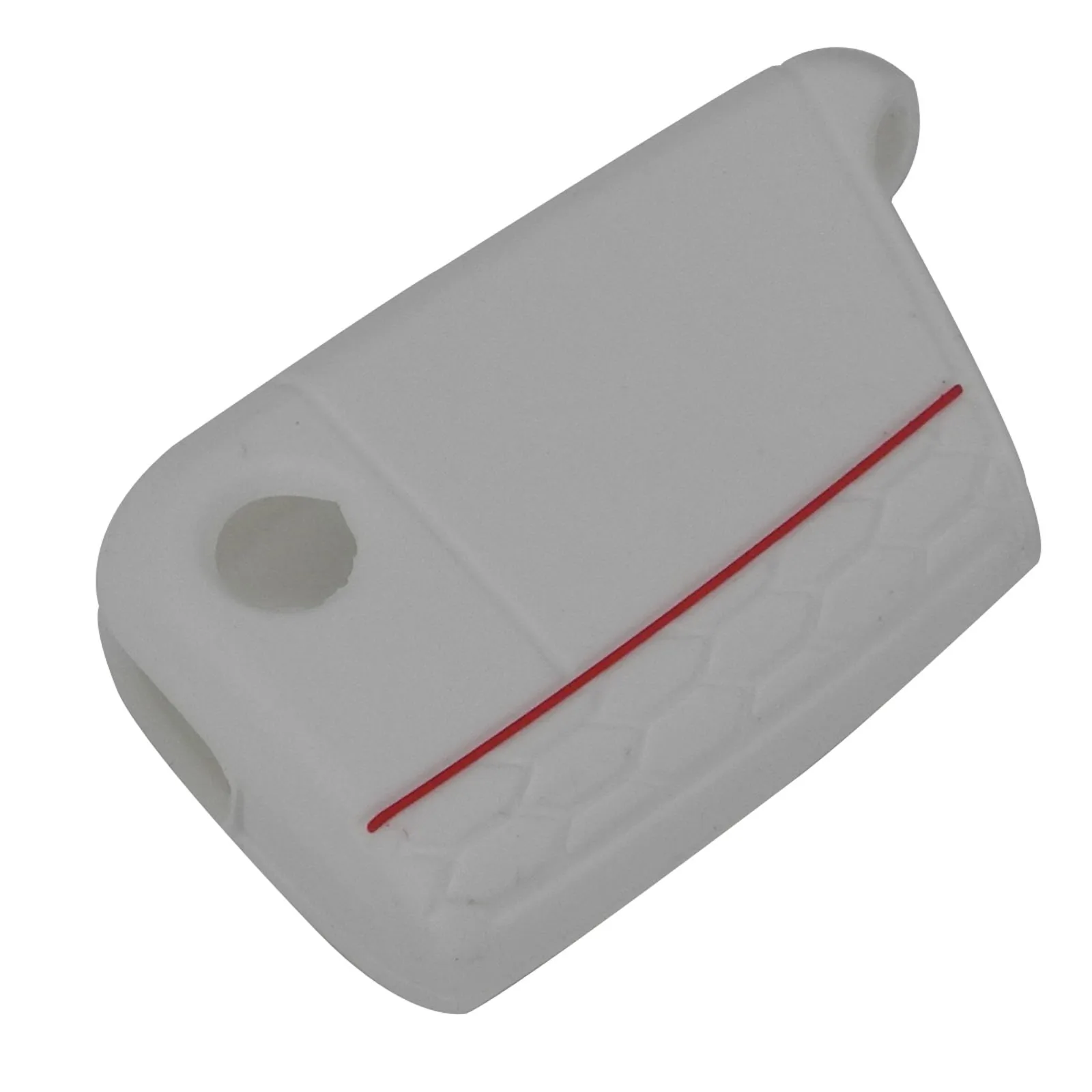 Белый New 3 Buttons Silicone Car Key Cover For VW Volkswagen New Polo Golf 7 mk7 Tiguan SKODA Octavia A7 Kodiaq Karoq SEAT Ateca Leon - Цвет: Белый