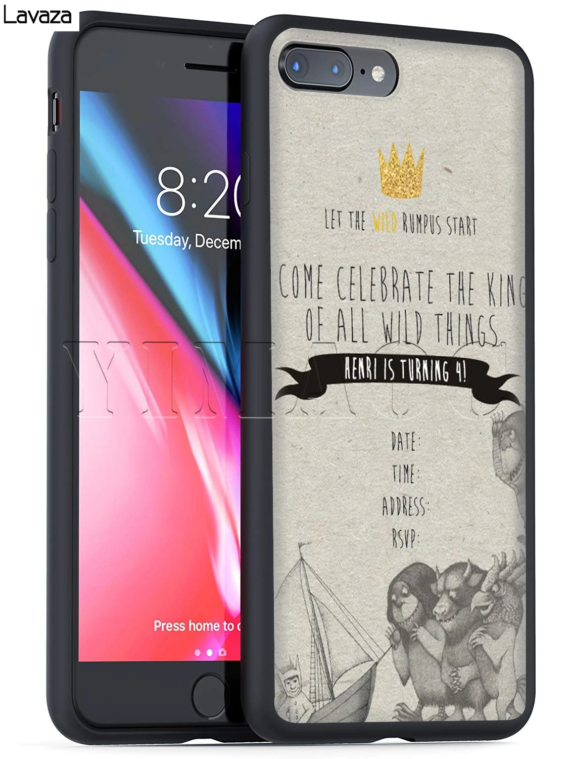 Lavaza Where The Wild Things Are Case for iPhone 11 Pro XS Max XR X 8 7 6 6S Plus 5 5s se |