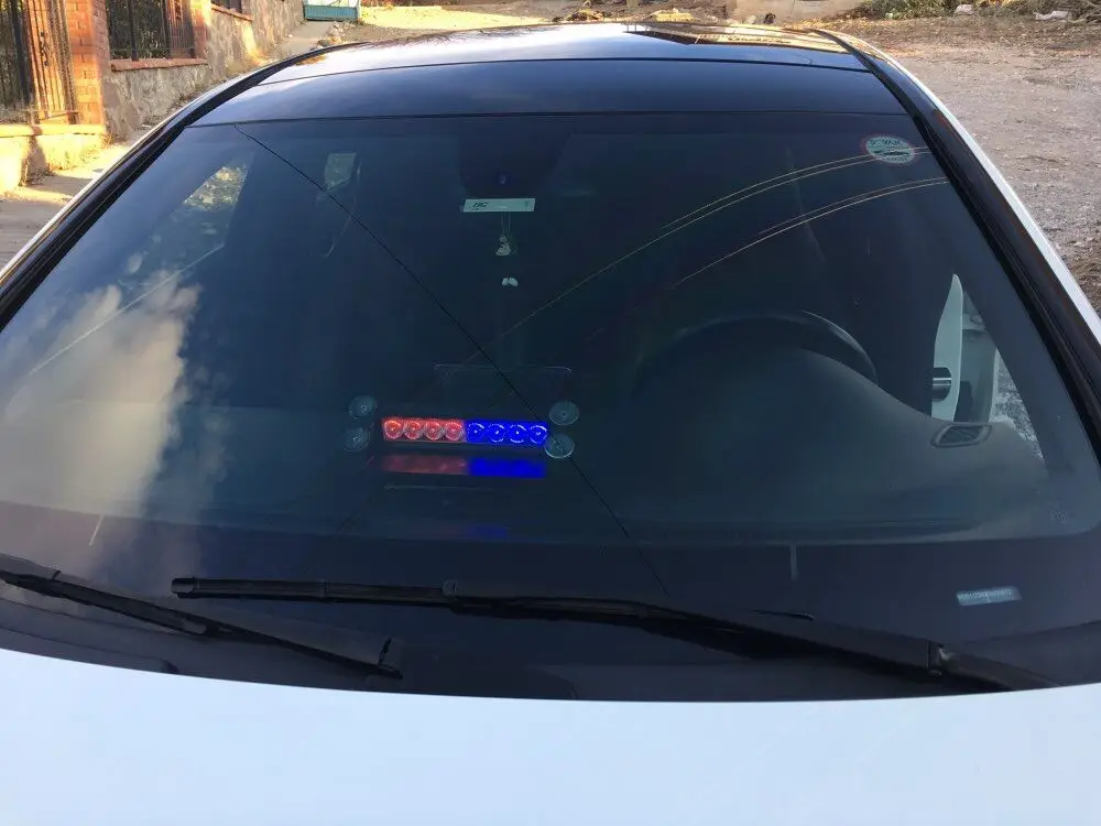 8 Led вспышка Лодка Грузовик Автомобиль мигаПредупреждение аварийный лобовое стекло блок 3 режима полиции стробоскоп светильник синий красный белый Янтарный