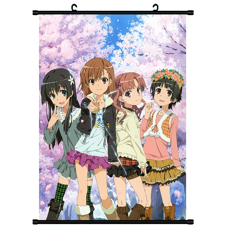 Аниме определенный научный Railgun Uiharu kazari & Shirai Kuroko Saten Ruiko Misaka Mikoto домашний Декор
