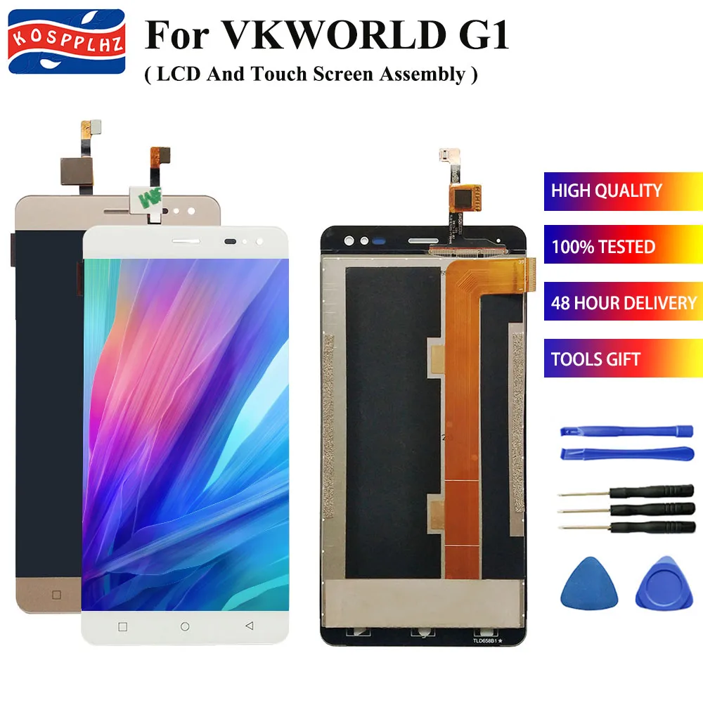 KOSPPLHZ 5 дюймов 100% оригинал протестирован для Vkworld G1 гигантский ЖК-дисплей