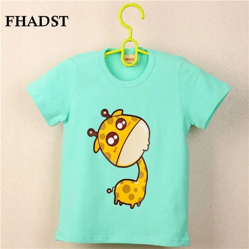 FHADST/Лидер продаж модная черная крутая футболка для маленьких мальчиков от 0 до 2