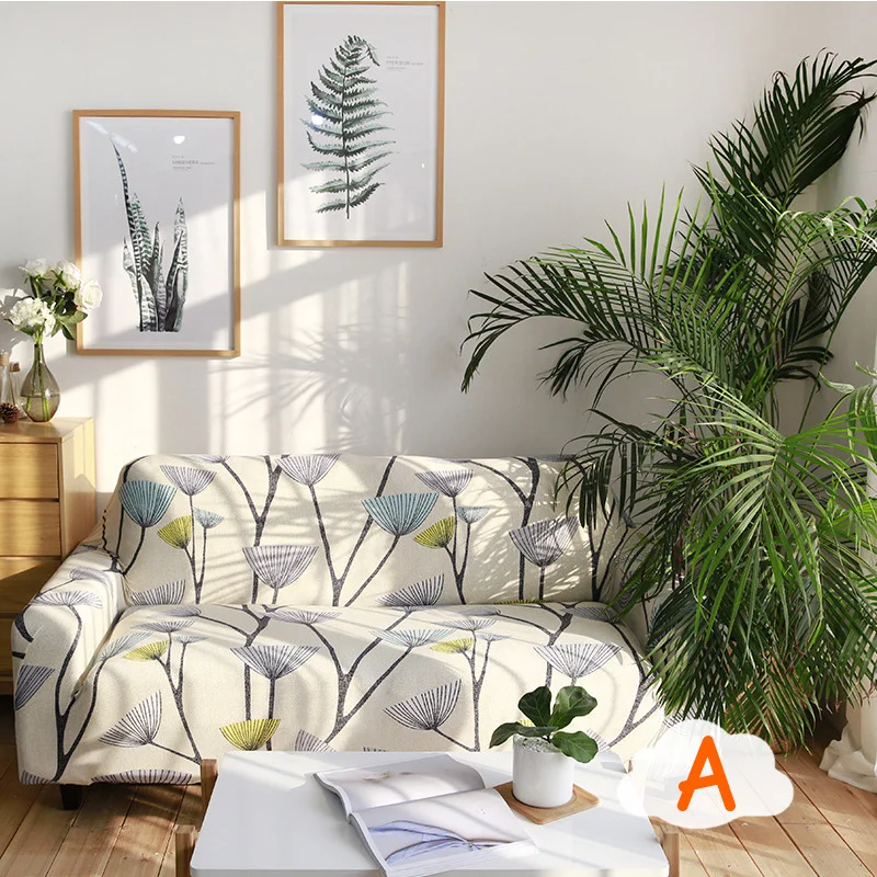 Slipcovers Sofa Tight Wrap All-inclusive Slip-resistant Sectional Elastic Full Cover/Towel Single/Two/Three/Four-Seater | Дом и сад