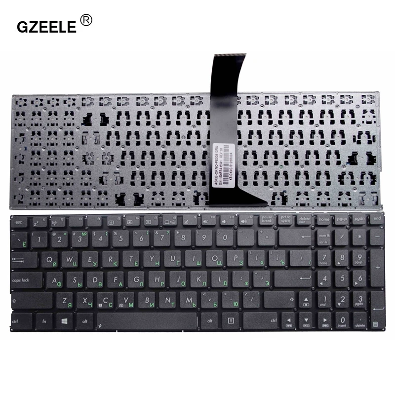 Клавиатура для ноутбука GZEELE русская ASUS X550CA X550CC K550V X552E A550L Y581C F550 W50J XJ6 без рамки