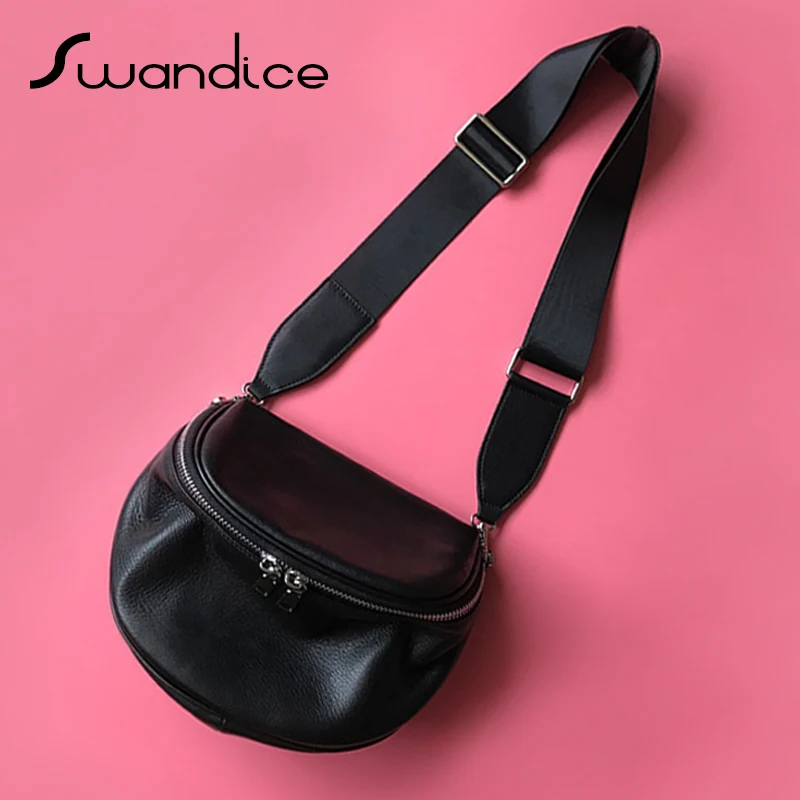 100% натуральная кожа леопардовая полукруглая сумка мессенджер через плечо сумки