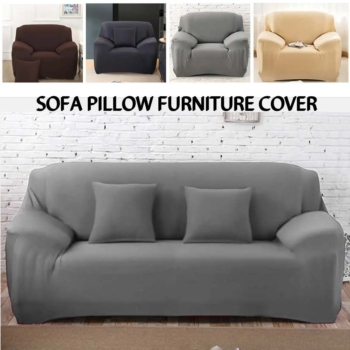 1-3 Seat Slipcover Sofa Chair Furniture Waterproof Cover Dustproof Corner Couch Cover Protector Home Decor