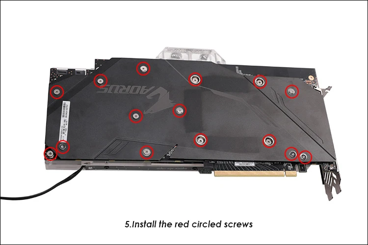 BS-GIX2080T-PA курган gpu водяного блока для GIGABYTE RTX 2080TI AORUS XTREME 11G gpu водяного охлаждения кулер Поддержка синхронизации mobo
